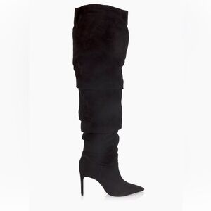 Killing this weather softly- Schultz Ashlee over the knee suede boots-